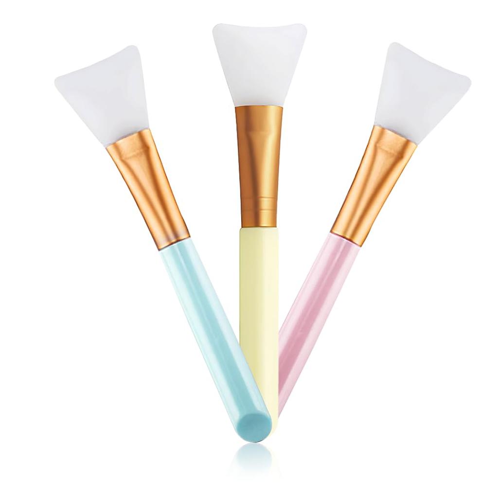 Gleva Soft Silicone Facial Mud Applicator Clay Tools Face Mask Brushes, Hairless Moisturizers Applicator Tools, Face Mask Beauty Tools for Sleeping