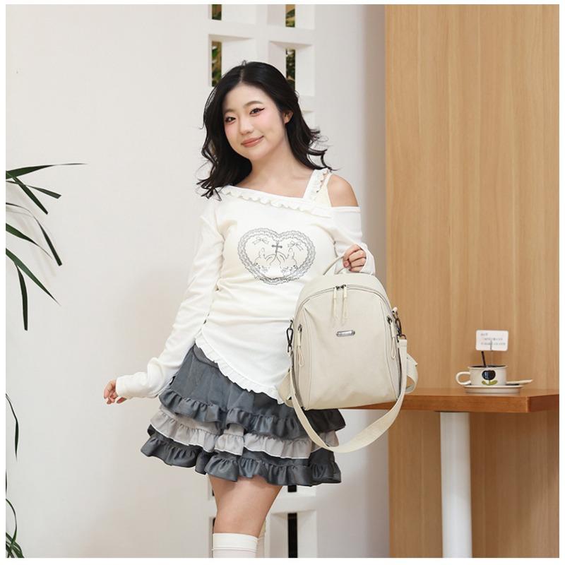 Multi Functional, Backpack, Travel Bag, Large Capacity, Small Backpack, Women's, Lightweight, Casual, Handbag, Crossbody Bag