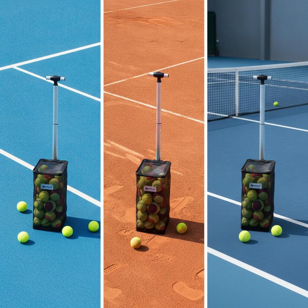 Tennis Ball Picker Upper Long-Lasting for Training Sessions, Coaches