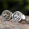 Vintage 316L Stainless Steel 3D Lion Head Ring High Polished Mens Animal Jewelry Fashion Accessories