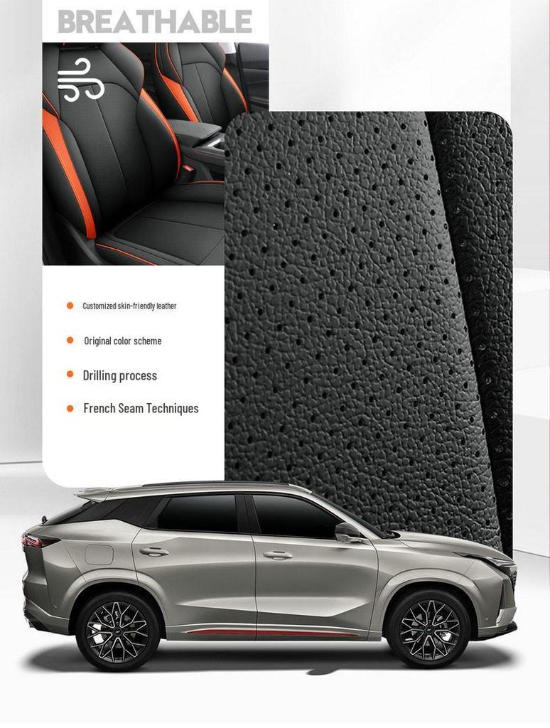 2022 Changan Oshan Z6 Full Coverage Cartoon Seat Cover & Cushion - Blue Whale Design, Four Seasons