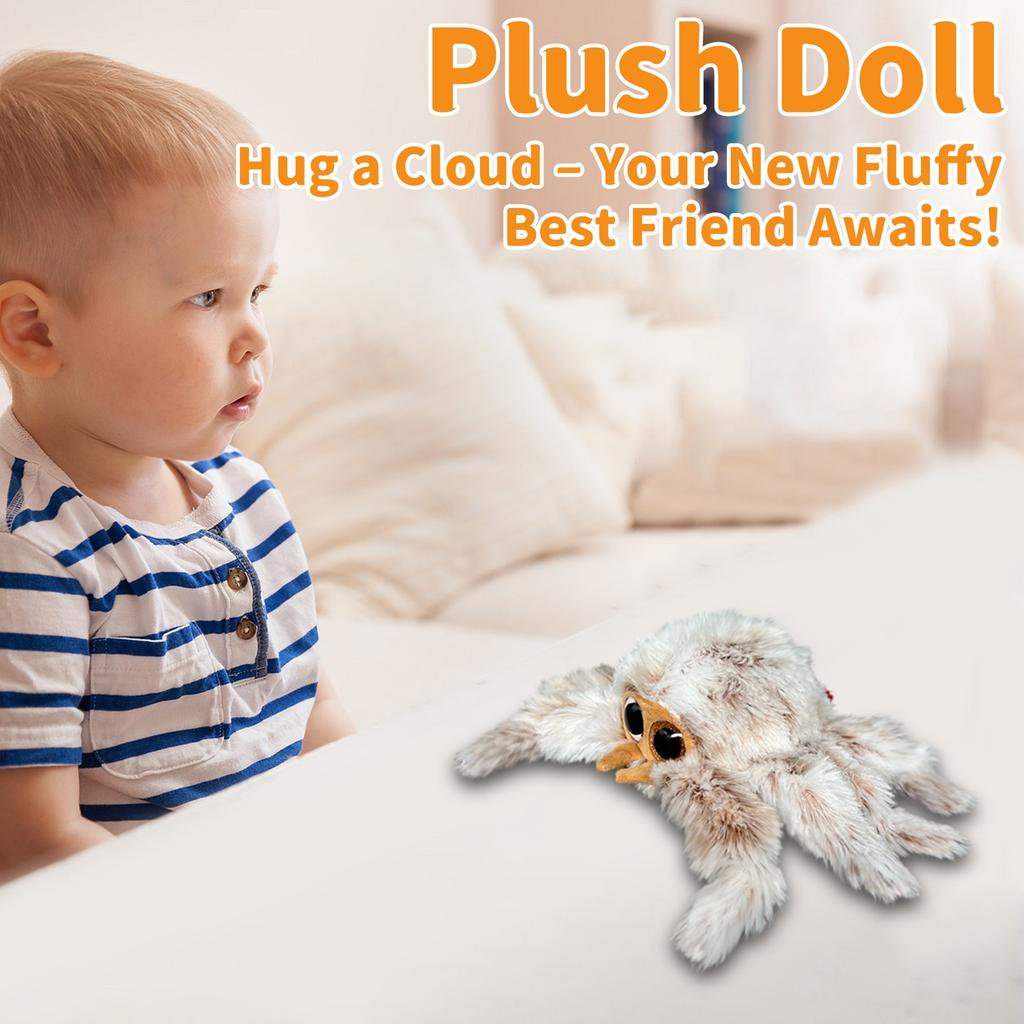 Small Spider, Jumping Spider Doll, Insect, Stuffed Doll, Stuffed Animal Toy.