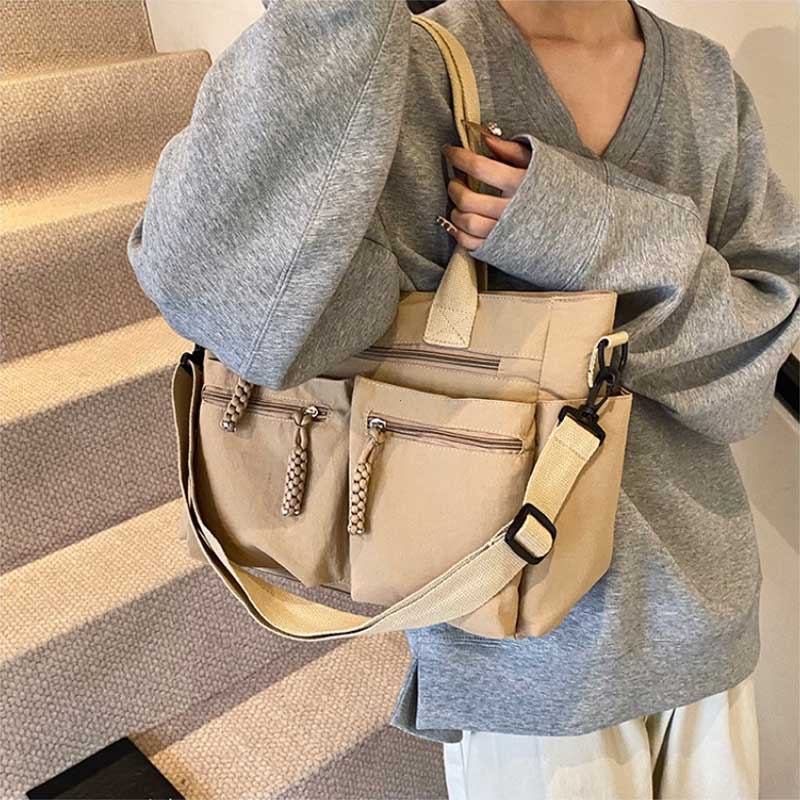 Leisure Nylon Fabric Tote Bag   Fashion Large Capacity Commuting Shoulder Bag/cross-body Bag/travel Bag for Women Handbag