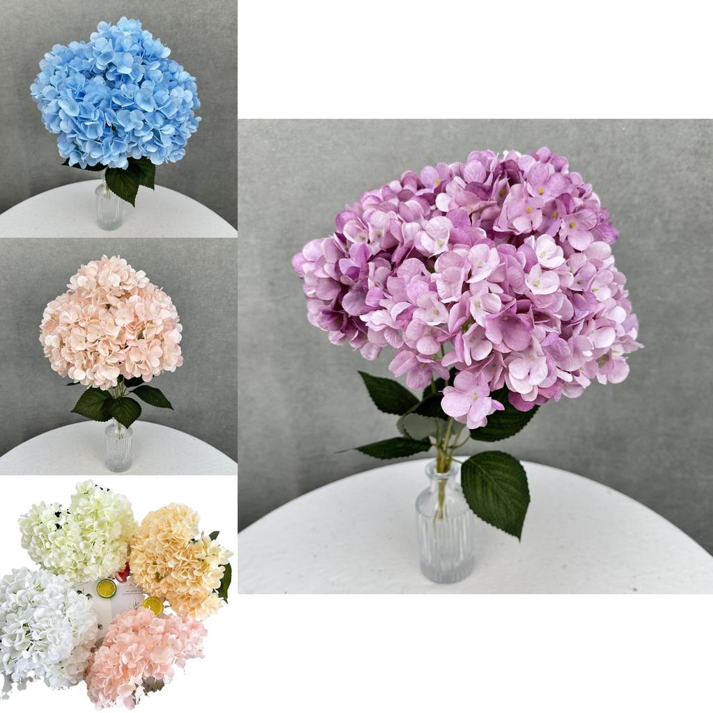 DIY Künstliche Hortensie Macrophylla Heimdeko Mit Blumen Für Hochzeit Und Fotografie-Nutzung