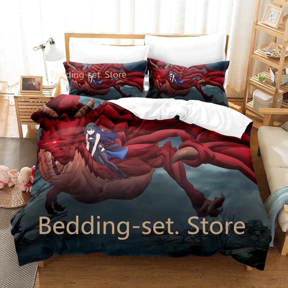 Unnamed Memory Bedding Set Single Twin Full Queen King Size Bed Set Adult Kid Bedroom Duvetcover Sets 3D Anime Bed Sheet Set