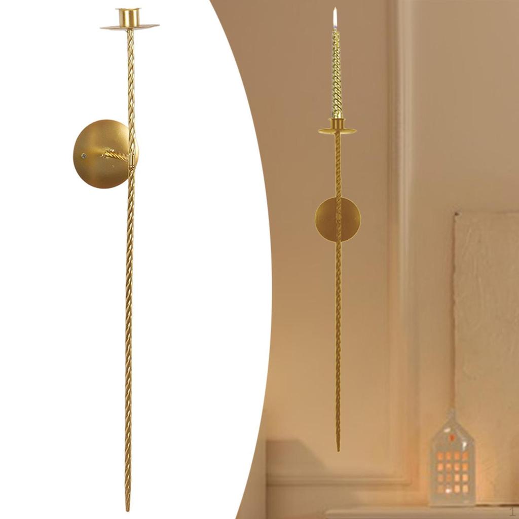 Kerzenleuchter Wandhalter Chic Metall Groß Kerzenständer für Büro Esszimmer Flur