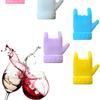 Silicone Finger Wine Glass Marker Creative Glass Goblet Recognizer Distinguishing Sign Recognizer
