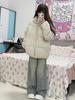 Women's Autumn/Winter Casual Loose Fit Stand Collar Down Jacket