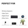 Speakers Organizer Rack Acrylic Wall Mounted Display Stand Shelf Holder Home Storage Self Stick-On