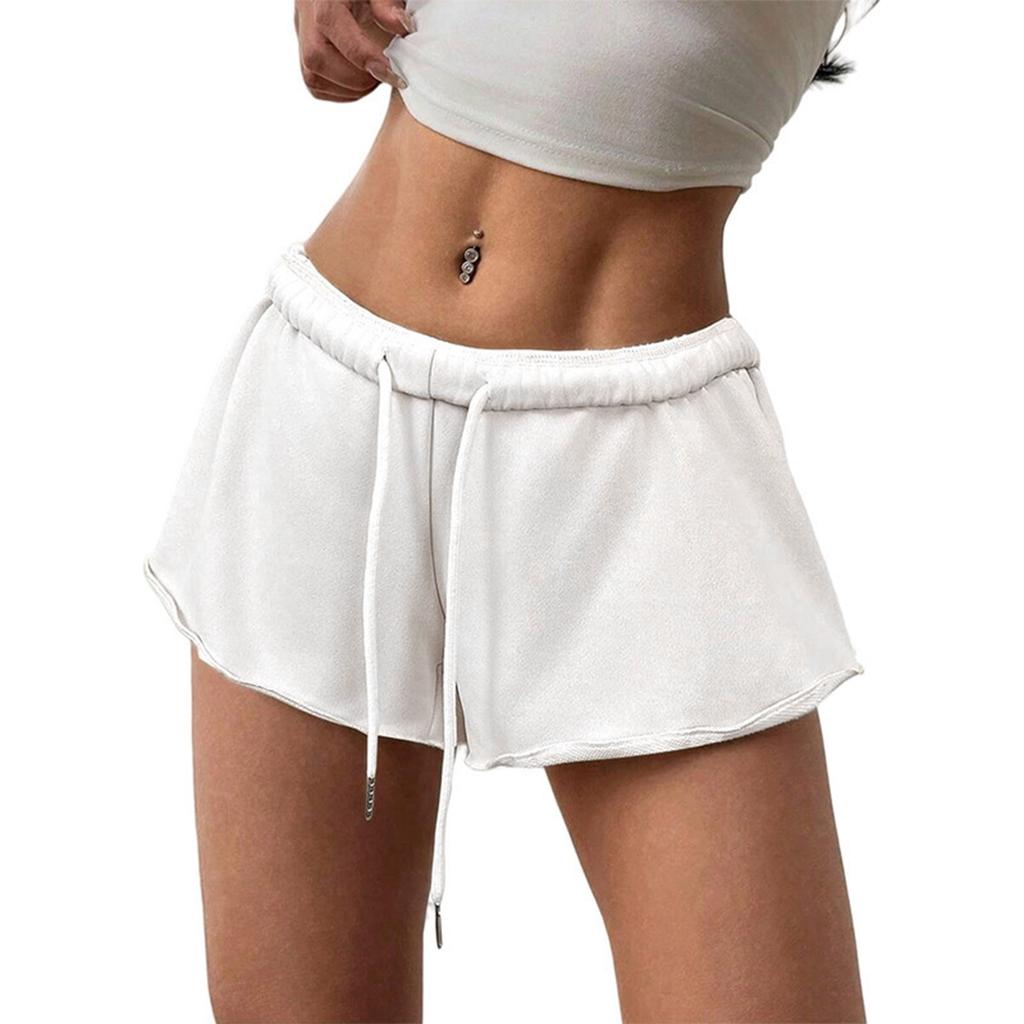 Women's Fashion Summer Color Hot Pants Sports And Leisure Low Waist Spicy Girl Shorts