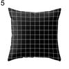 Modern Black and White Geometric Print Cushion Cover Sofa Decor Pillow Case