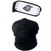 Anime Naruto Hatake Kakashi Mask Headband Kunai Suit Ninja Kakashi Cosplay Headband Mask Halloween Party Costume Prop
