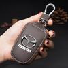 Kožené pouzdro na klíče od auta Držák na peněženku pro Mazda 3 6 CX5 CX30 Axela Atenza Skyactiv BT-50 Biante Autopříslušenství