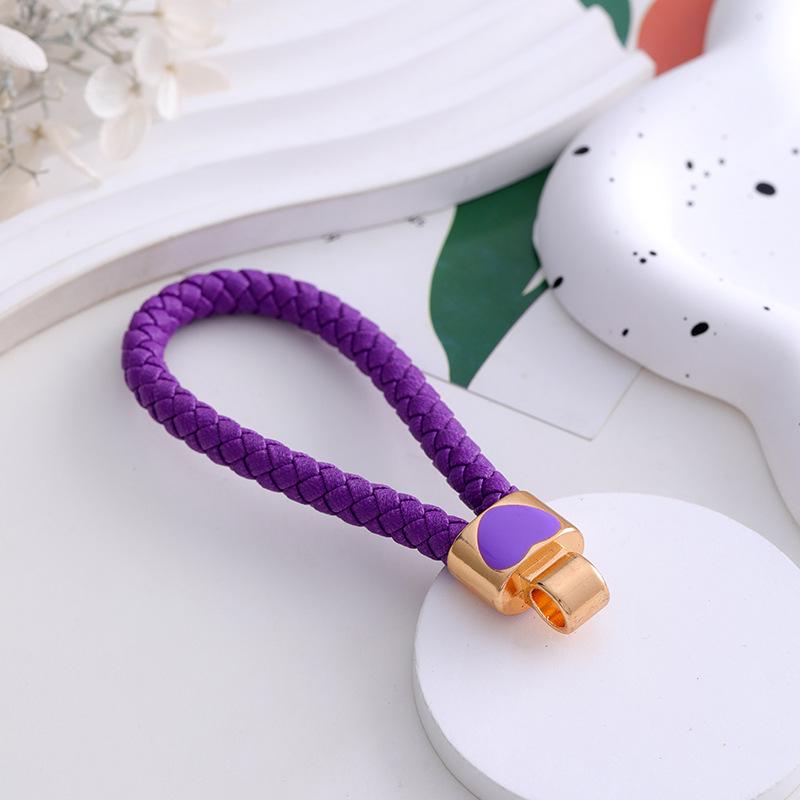 Colorful Woven Rope Keychain & Bag Charm