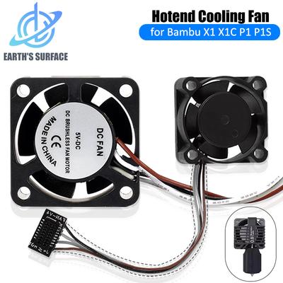 Diely 3D tlačiarne 2510 Chladiaci ventilátor pre Bambu Lab X1 P1 Hotend s káblom Rýchle chladiace ventilátory pre séiu Bambu X1C P1S P1P