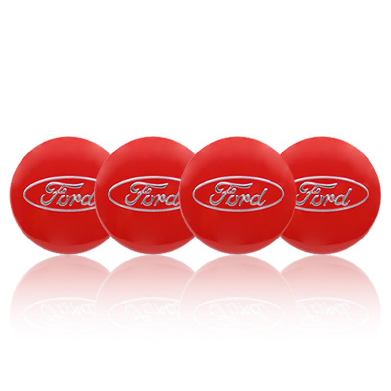 

4Pcs 56/60/65mm Car Wheel Stickers Center Hub Cap Car Emblem Badge Decal For Ford Focus Fiesta Ranger Mondeo S-MAX Kuga Mustang 65mm Sticker