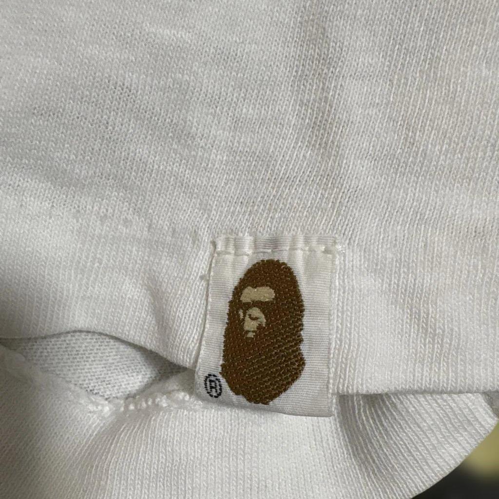 [USED] A Bathing Ape Camouflage Design T-Shirt White