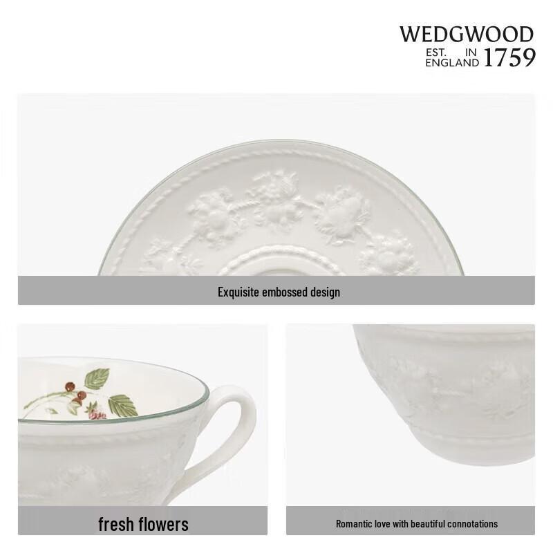 Wedgwood Joyful Holiday Raspberry 4-Piece Dinnerware Set