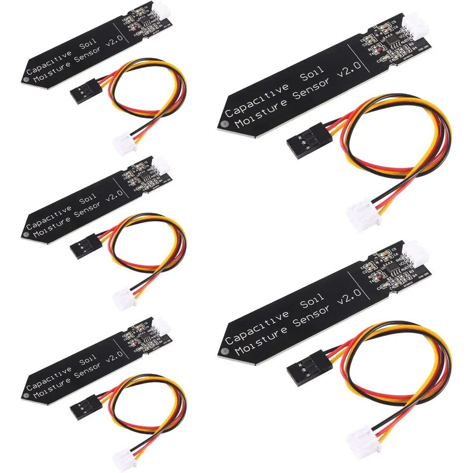 Capacitive Soil Moisture Sensor Corrosion Resistant for Arduino Moisture Detection Garden Watering DIY