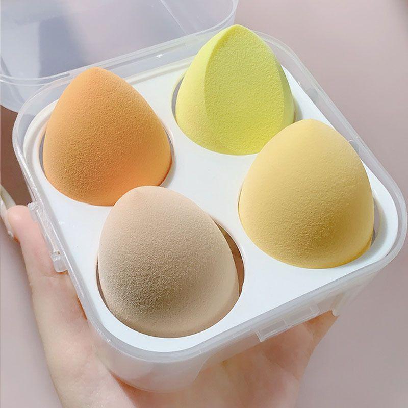 Dry Wet 4pcsbox Makeup Sponge Blender Beauty Egg Foundation Cosmetic Soft Super