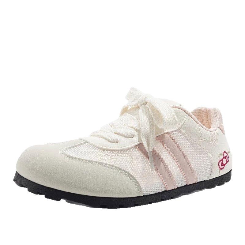Pink German Training Board Shoes Female Ugly Cute Summer New Mesh Niche Versatile Forrest Gump Sports