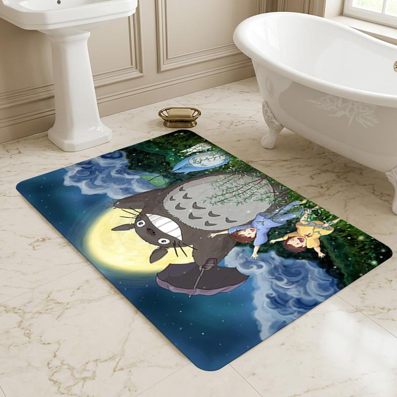 Neighbor Totoro Living Room Nonslip Area Rug Soft Carpet For Bedroom Game Playroom Sofa Office Home Decor Doormat Christmas Gift C9301619