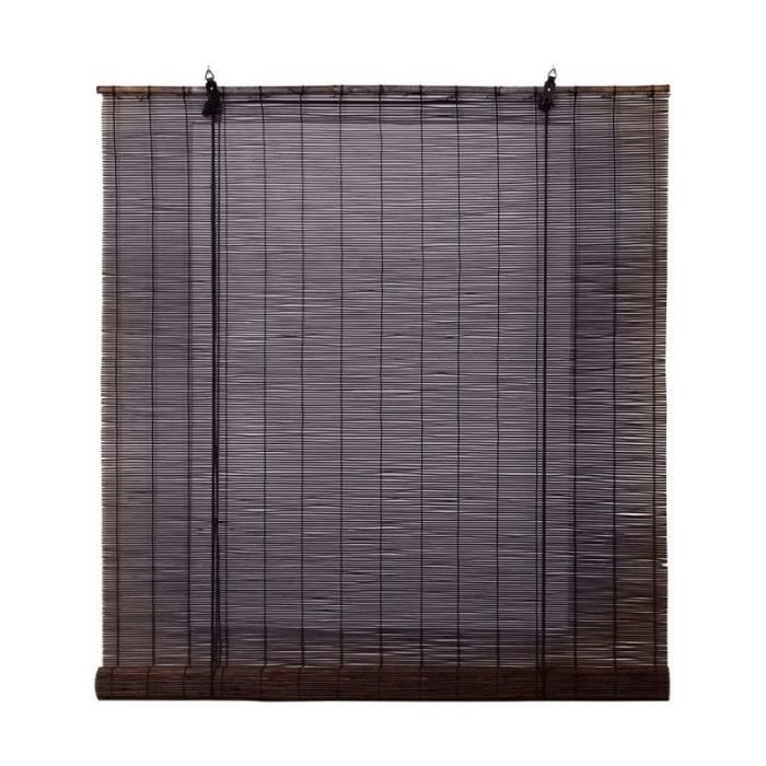 Store À Enrouleur - LANA DECO - Stor Planet - Bambou - Brun Foncé - 150 X 175 Cm