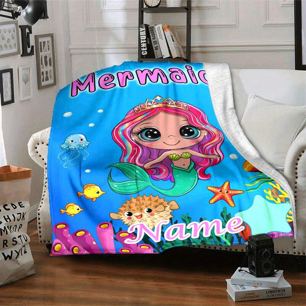 Home Blanket Mermaid Fashion Blanket Used For Chair Office Sofa Bed Camping Soft And Warm Giving Friends And Relatives Birthday Gifts Graduation Gifts