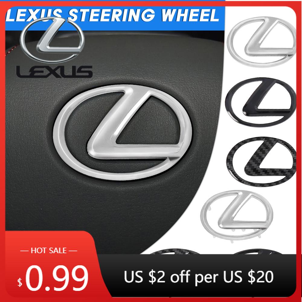 Interior Stickers ABS Car Sticker Steering Wheel Emblem Badge Buckle For Lexus RX330 IS250 Ct200h ES300h RX350 IS300h RX450h NX3 XN0
