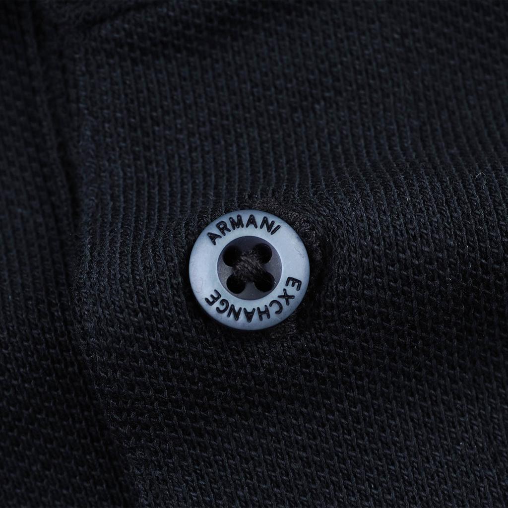Armani Exchange SS25 Logo Cotton Pullover Short Sleeve Polo Shirt Men polo shirts XM000330-AF10366-UB101