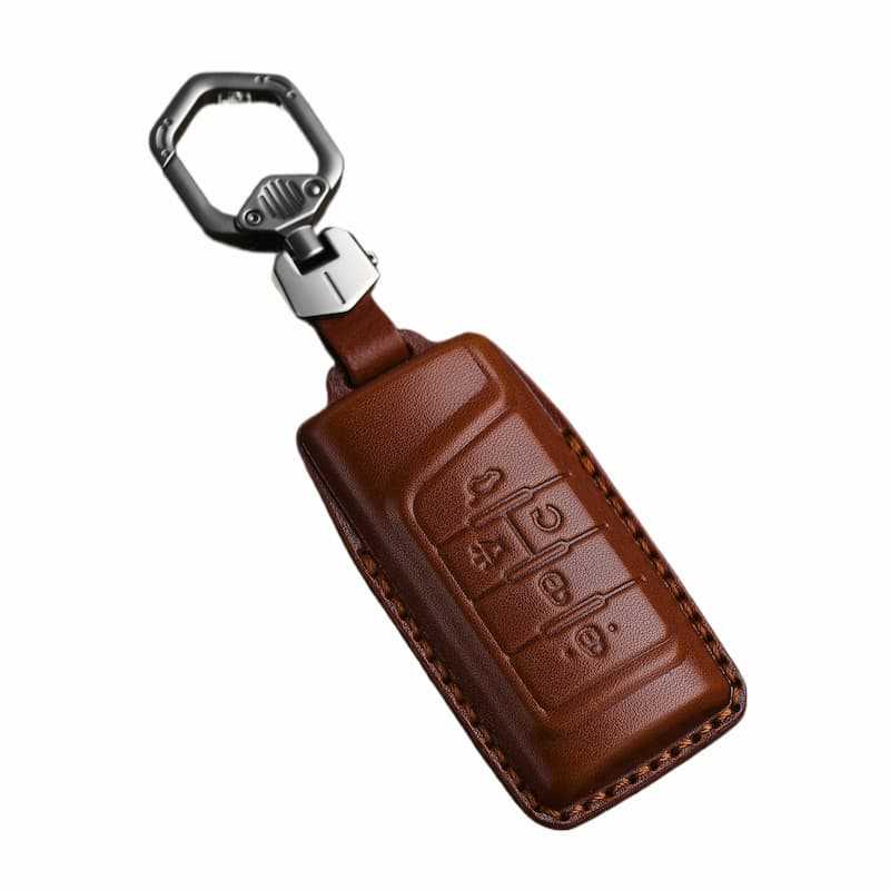 Genuine Leather Key Cover for GAC Trumpchi GS4/GS8/GS5/M6/GS7/M8 Models.