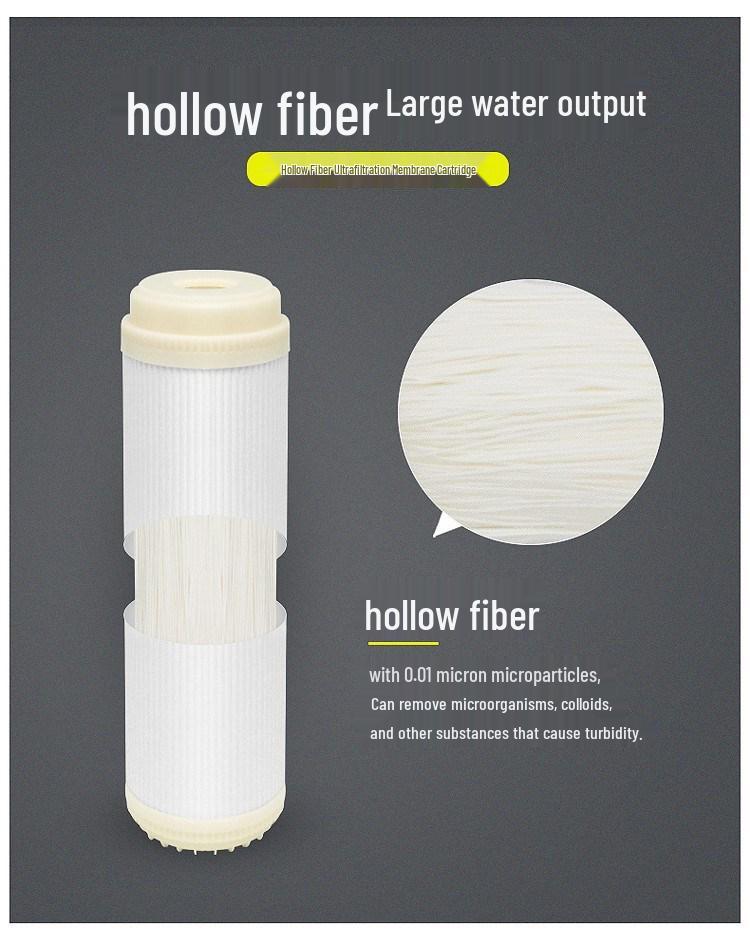 10-inch Ultrafiltration Membrane Water Purifier Insert, 20-inch UF Hollow Fiber Filtration Element