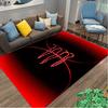 1pc Demon Printed Chair Rug for Home Office Use, Living Room Kitchen Game Room Area Carpet
