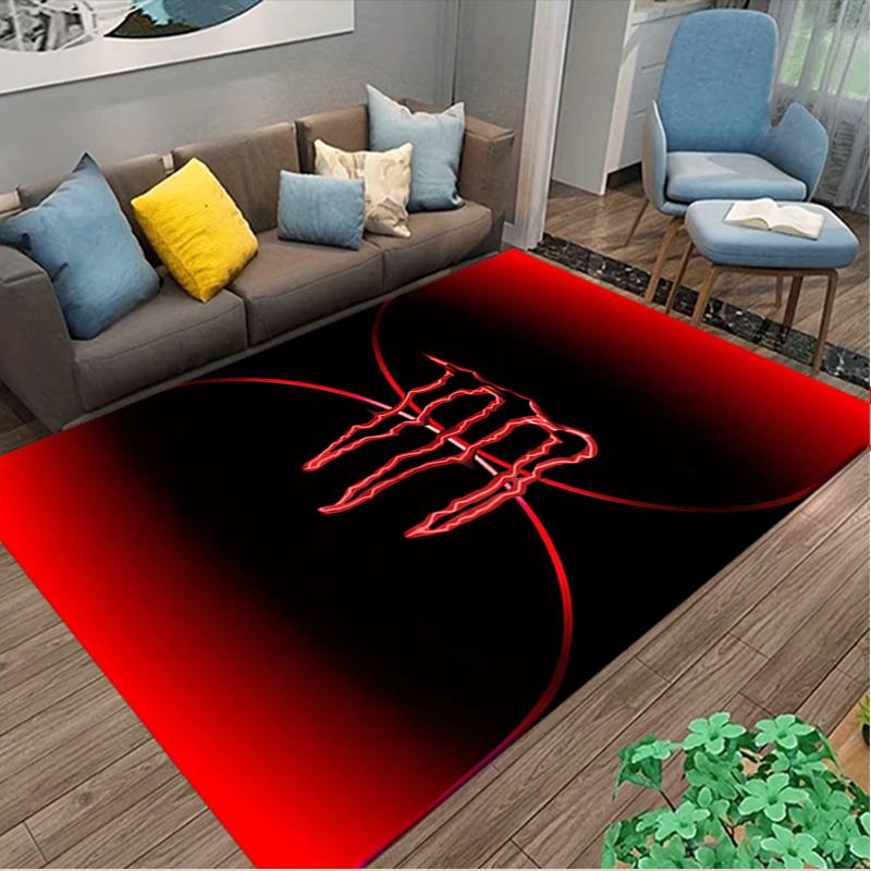 1pc Demon Printed Chair Rug for Home Office Use, Living Room Kitchen Game Room Area Carpet