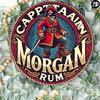 Captain Morgan Vintage Rum Metal Tin Sign 8x8 Inch Retro Round Wall Art