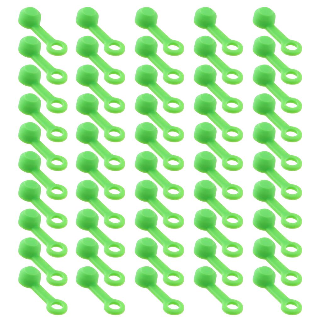 50Pcs Bike Bleed Nipple Cover Soft Rubber Brake Screw Caps Bike Hydraulic Brake Caliper Bleed Nipple Cap Easy to Use