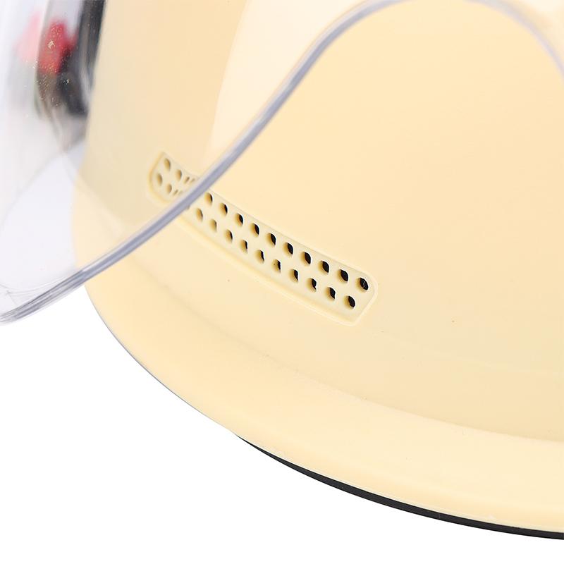 1 Piece 3C Certified Men'S And Women'S Adult Cartoon Electric Bicycle Motorcycle Half Helmet With Goggles Bicycle Safety Helmet