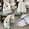 Zaino in Velluto a Coste Vintage Borsa Scolastica per Studenti