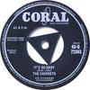 7inch Record CRICKETS  Its So Easy 45Q72343 Coral 1958 UK Rock Used