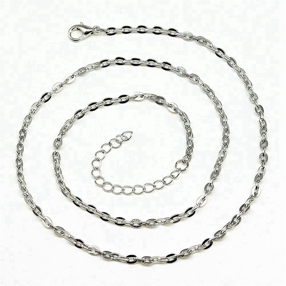 Metal Chain Black Wax Cord Necklace Chains Bulk With Lobster Clasp For Pendants