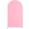 Polyester Wedding Arch Cover Round High Elasticity Arch Backdrop Cover Background Solid Color Ceremony Banquet Decoration