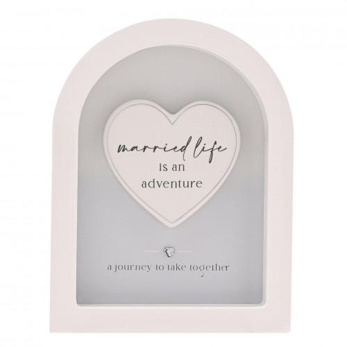 Amore Arch Plaque 18cm - Married