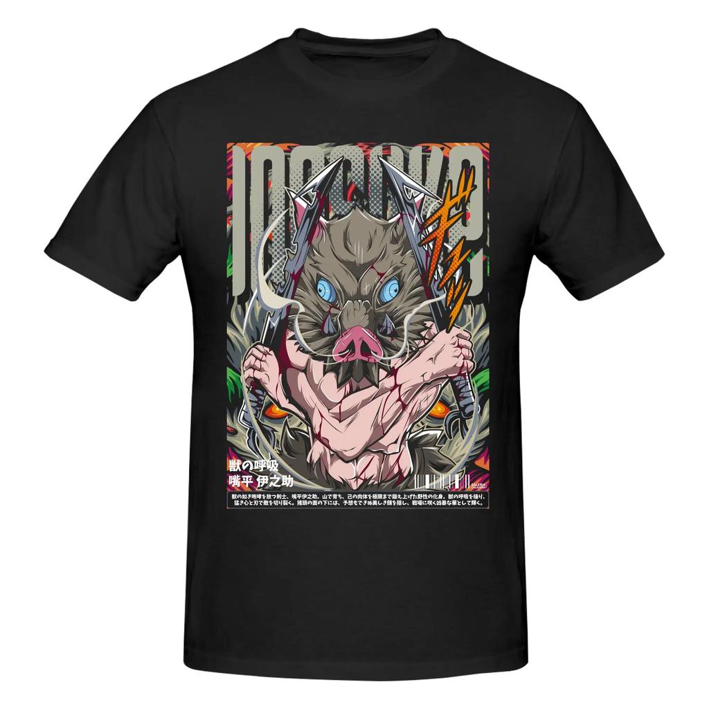 Demon Slayer T Shirts Cotton Tees Shirt Streetwear Round Neck Kokushibo Tokito Tshirt Casual Short Sleeve Clothing 2026 Summer