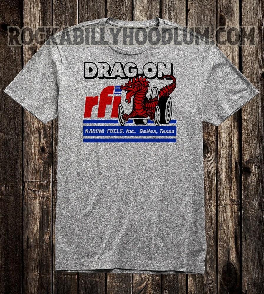 Retro Hot Rod Tee T Shirt Drag Racing Speed Shop RFI Racing Fuels Dallas TX Unisex T-Shirt XXXXL