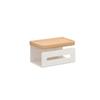 Walnut White/Black Bathroom Paper Towel Holder Aluminum Wall-mounted Toilet Paper Holder Toilet Paper Box Tissue Bathroom Shelf