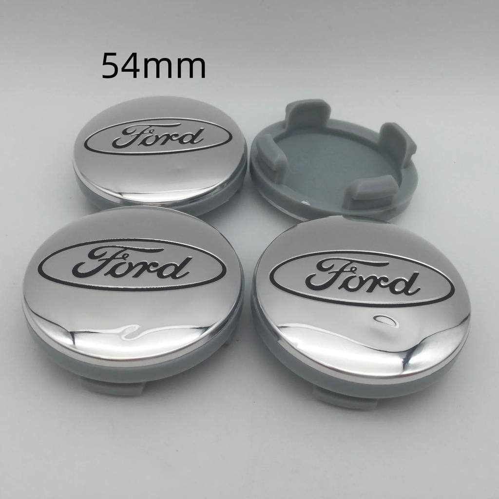 Nowe naklejki samochodowe 2026 4 szt. 3D do ford 54mm 63mm 66mm Emblemat samochodowy Nakładki na środek piasty koła Naklejka Odznaka naklejka Naklejka styling auto Acc