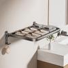 Danle Invisible Wall-Mounted Drying Rack & Storage Shelf