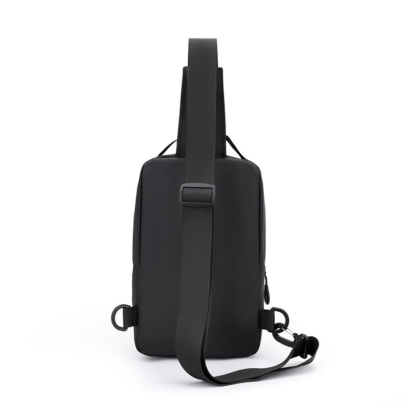 Borsa da petto da uomo in nylon a grande capacità