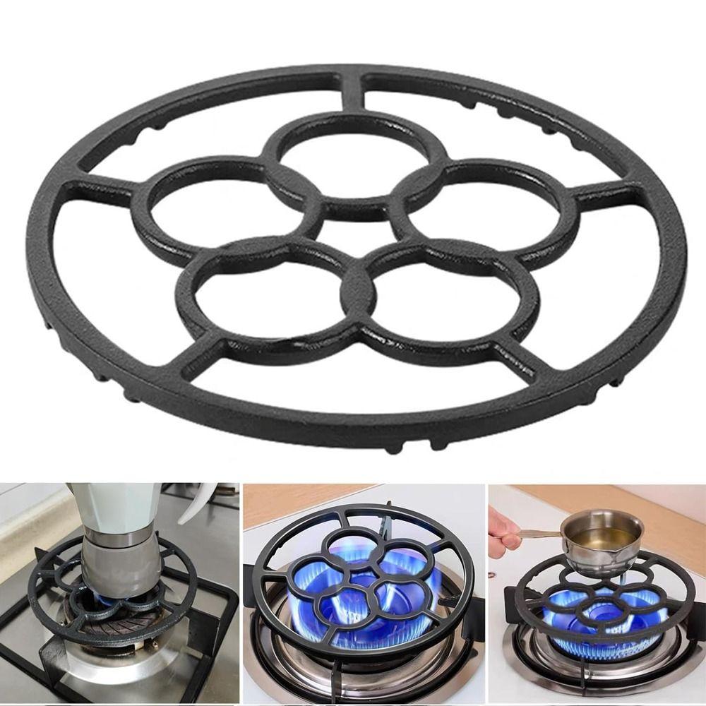 Cast Iron Cookware Stand Universal Gas Stove Pot Support Creative Gift Pot Holder Rack