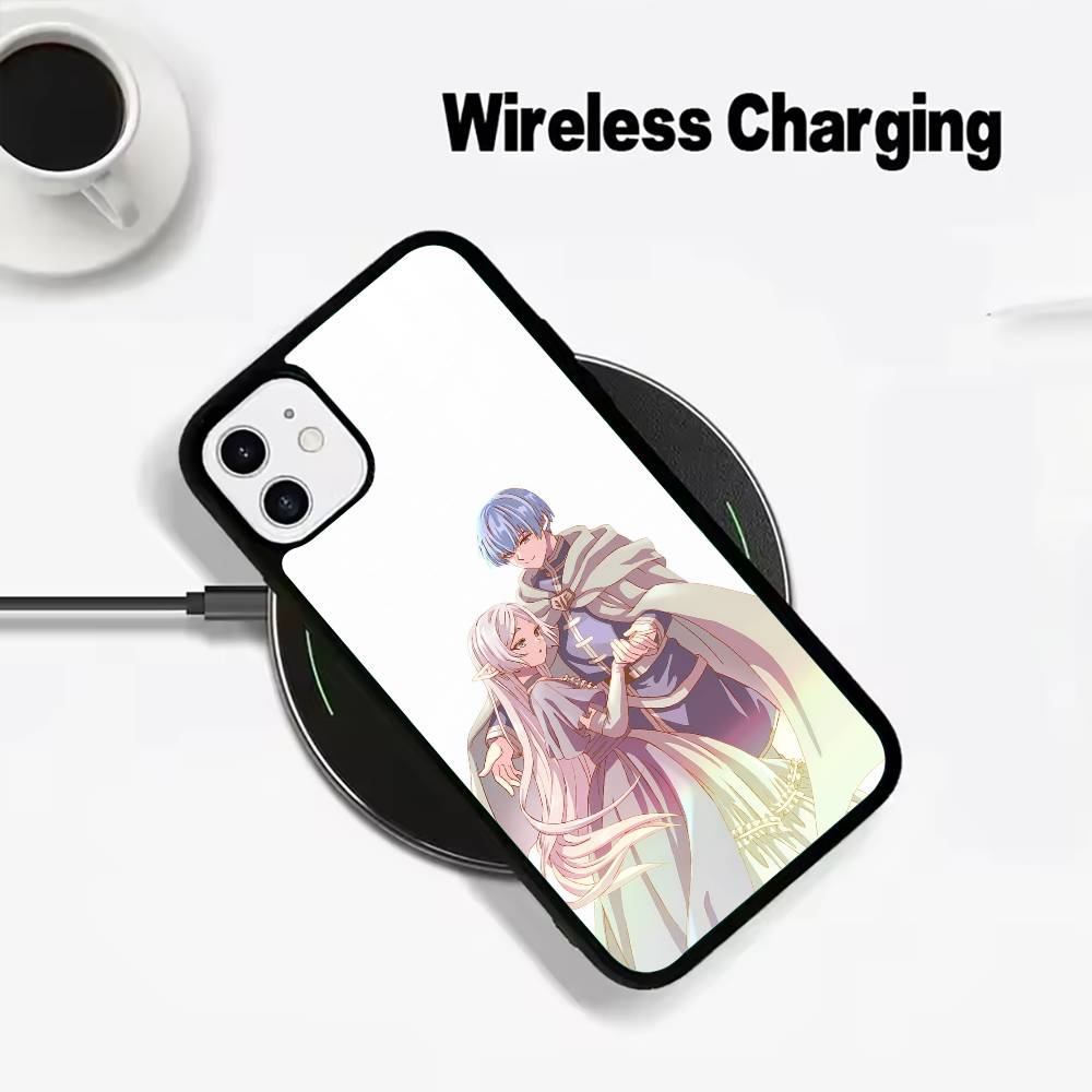 B-Beyond Journey F-Frieren And Fern Wireless charging phone case compatible with iPhone 17/16/15/14/13/12/11